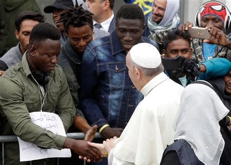 Pope Francis visits Marseille as anti-migrant views grow in Europe with talk of fences and blockades