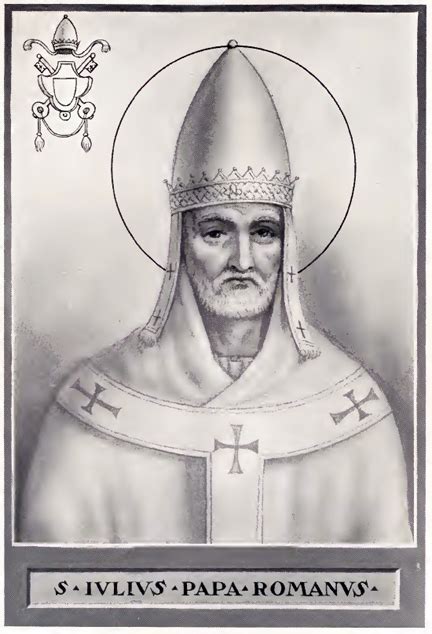 Pope Julius I Italy On This Day