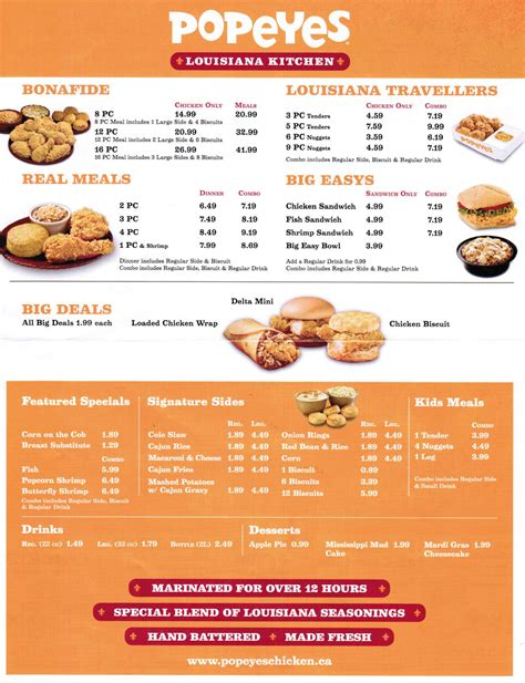 Popeyes louisiana kitchen crystal lake menu. Reload. Mouth-watering crunch and juicy fried chicken bursting with Louisiana flavor. Explore our menu, offers, and earn rewards on delivery or digital orders. Download the app and order your favorites today! 