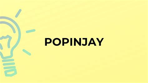 Popinjay Definition. The meaning of Popinjay - Word Panda