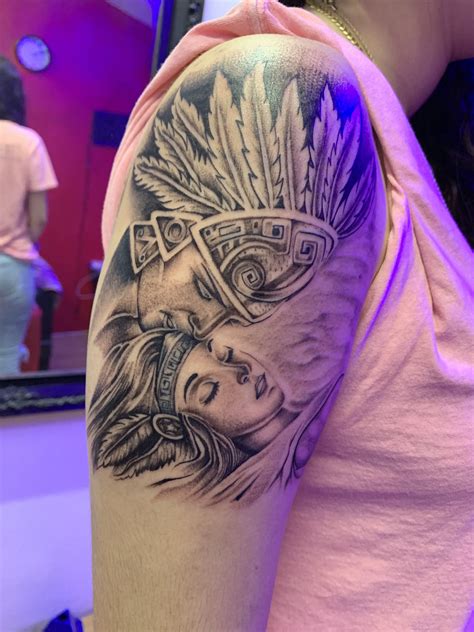 Popocatépetl and iztaccíhuatl tattoo. Iztaccíhuatl was falsely told that Popocatépetl had died in battle, and believing the news, she died of grief. WikiMatrix It is located 40 kilometres (25 miles) east of the Popocatépetl and Iztaccíhuatl volcanoes, giving the residents a magnificent view … 