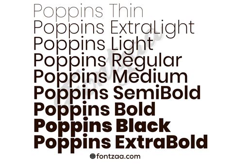 Poppins Black: Free Font Download MaisFontes