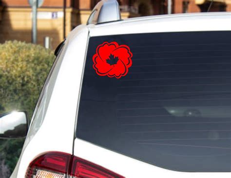 Poppy Car Stickers - Etsy UK