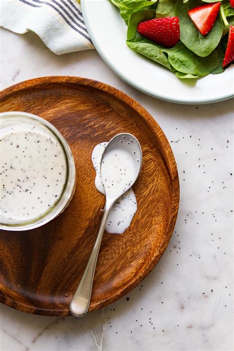 Poppy Seed Dressing (Creamy and Healthy!)