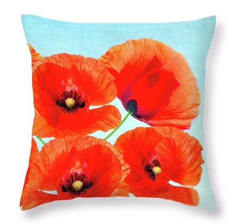 Poppy Throw Pillow - Etsy