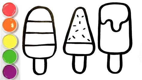 Popsicle Drawing Easy