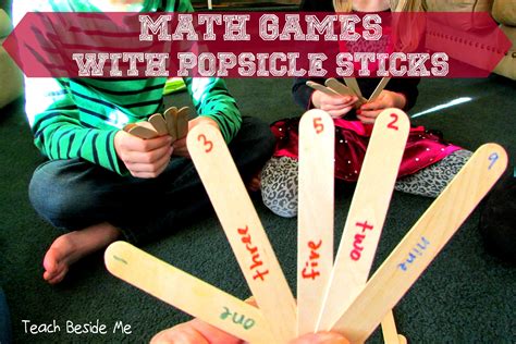 Popsicle Stick Math Game – Hands-on Math Activity for Kids