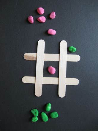 Popsicle Stick Tic-Tac-Toe Activity Education.com