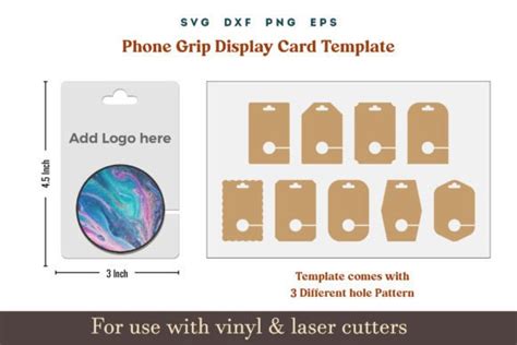Popsocket Display Card Template