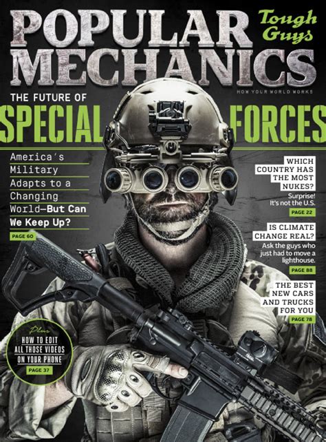 Popular Mechanics is a magazine and website that covers topics such as product reviews, how-to, space, military, math, science, and new technology. Read about the latest …. 