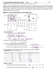 Population Distribution Pogil Answer Key
