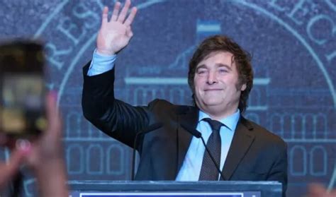 Populist Javier Milei says the “reconstruction of Argentina begins today’ after winning country’s presidential election