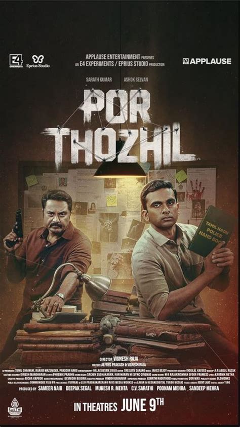 Released , 'Por Thozhil' stars Ashok Selvan, R. Sarathkumar, Sarath Babu, Nikhila Vimal The movie has a runtime of about 2 hr 28 min, and received a user score of 79 (out of 100) on TMDb, which .... Por thozhil movie download