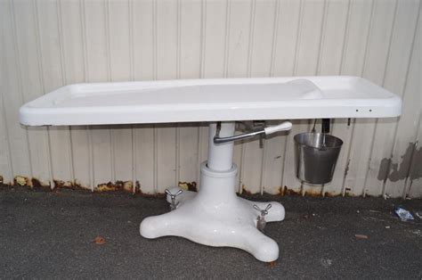 Porcelain embalming table for sale.  Check out our embalming table selection for the very be...