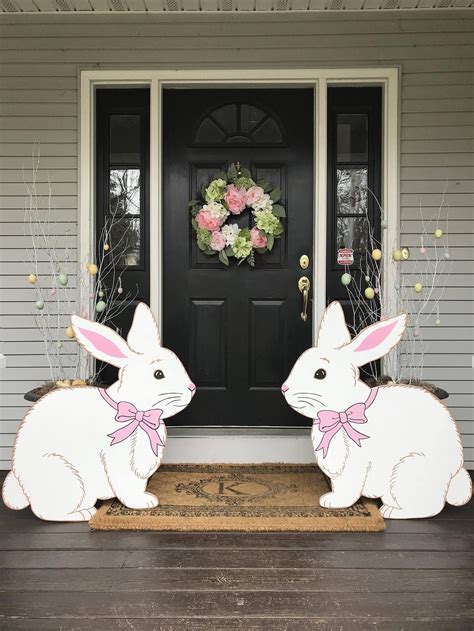 Porch Easter Bunnies - Etsy