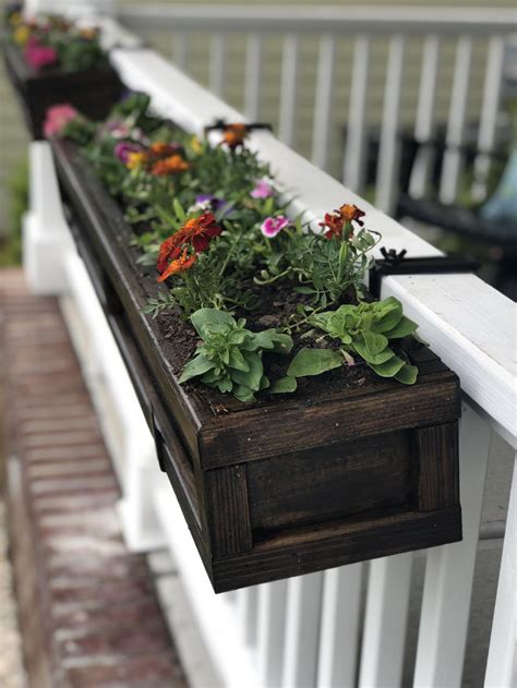 Porch Rail Flower Pot Holders - Etsy