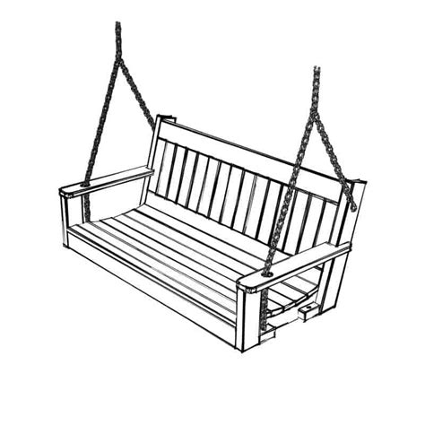 Porch Swing Drawing