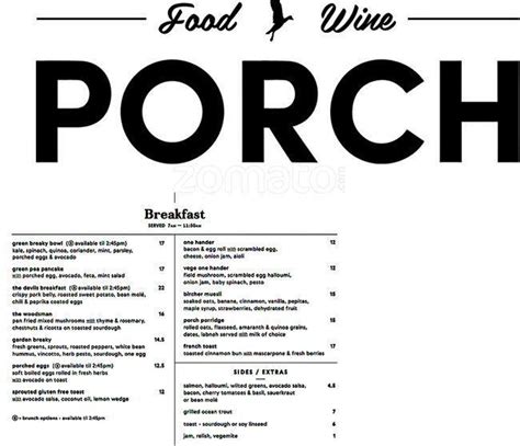 Porch and Parlour, Bondi Beach, Sydney Zomato