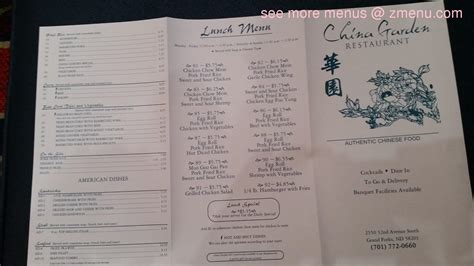 Pork - Menu - China Garden - Grand Forks - Yelp