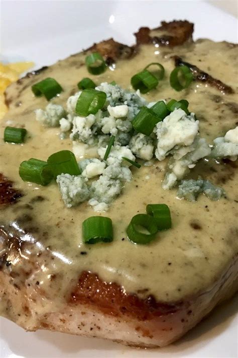 Pork Chops with Blue Cheese Gravy Recipe - Pinterest