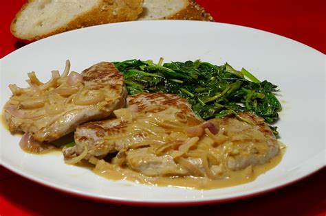 Pork Scallopini with Mustard Sauce layers on the flavor