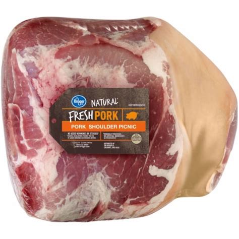 Pork shoulder on sale. $1.98 / LB. $18.56. avg. price. ADD TO CART. Product Info Reviews. $18.56. avg. price. ADD TO CART. Final cost by weight. A pork picnic has nothing to do with eating ham … 