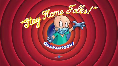 Porky Pig - Stay Home Folks! - YouTube