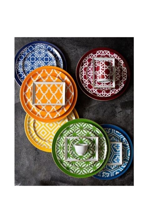 474px x 474px - Porland morocco | Porland Morocco Multicolor 18 Piece Dinner Set