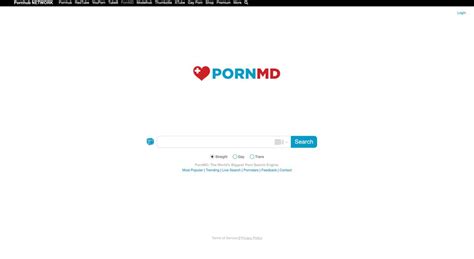 Pornmd.com - Egal, ob es von Ex-Google-Mitarbeitern entwickelt wurde oder nicht. PorndMD bietet tolle Suchergebnisse, gibt aber nur Videos aus dem Pornhub- und Spankwire-Netzwerk aus.