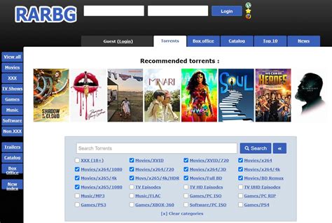 1337x is a website that provides a directory of torrent files and magnet links used for peer-to-peer file sharing through the BitTorrent protoco. 2. The Pirate Bay Visit. One of the biggest and best known Torrent sites online. 3. Rargb Visit. RARBG is a website that provides torrent files and magnet links to facilitate peer-to-peer file sharing ...