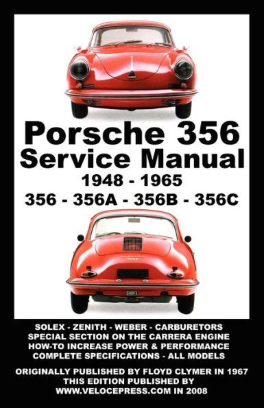 Porsche 356 owners workshop manual 1948 1965 by floyd clymer. - Lg 42lx6500 42lx6500 ub led lcd tv service manual.