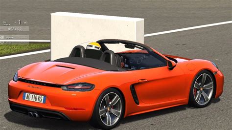 Porsche 718 Boxster S replica Assetto Corsa simulator