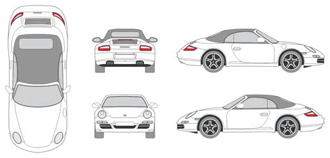 Porsche 911 Template