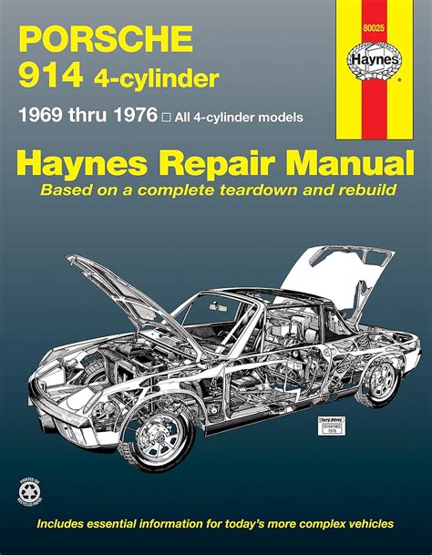 Porsche 914 4 cylinder automotive repair manual 1969 1976 haynes automotive repair manual. - Amana lavadora lwa50aw manual de reparación.