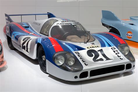 Porsche 917.. The car is used as a test car and later scrapped. Two 917 LHs were entered for the 1970 race, the 917-042 with the 4.9-litre and the 917-043 with the 4.5-litre engine. The 4.9-litre LH was designed to win the race. It was quickest in the qualification and started from the pole position. Unfortunately the engine didn’t last for 24 hours. 