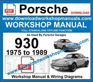 Porsche 930 1982 repair service manual. - Best guide in bangladesh for class 9.