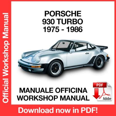Porsche 930 turbo 1976 1984 manuale di servizio di riparazione. - Estudios metodológicos sobre la lengua griega.