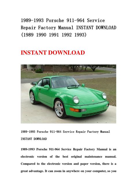 Porsche 964 1991 repair service manual. - Mémoires, éd. nouv. et complète avec des additions, des notes et des éclaircissements inédits par paul boiteau..