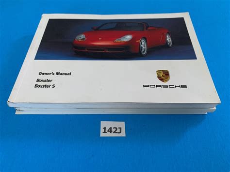 Porsche 986 boxster boxster s owners manual. - Manual for krystal clear model 520.