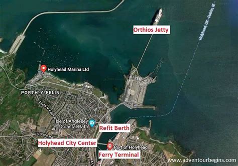 Port Of Holyhead Map Webcam Cruise Ships Restaurants ...