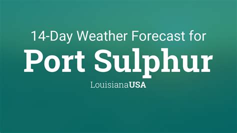 Port Sulphur, LA Daily Weather AccuWeather