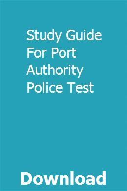 Port authority police exam study guide. - El proyecto de ley y once relatos más.
