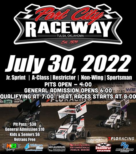 Port city raceway. (January 18, 2024) Port City Raceway proudly announces the celebration of its 50th season of thrilling racing action. Over the years Start2Finish Accelerates Expansion Acquiring Port... 12/18/2023 - Belleville, IL. (12/18/23) Rapidly emerging as a leading hosting platform in live streaming, Start2Finish has made a significant stride in its expansi 