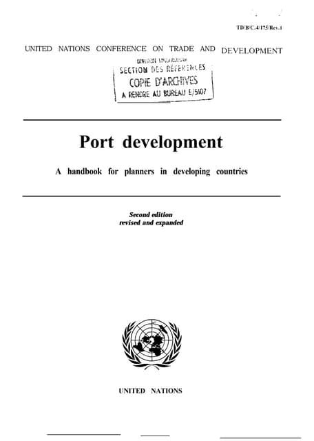 Port development a handbook for planners in developing countries. - Manual de taller ford focus 2.