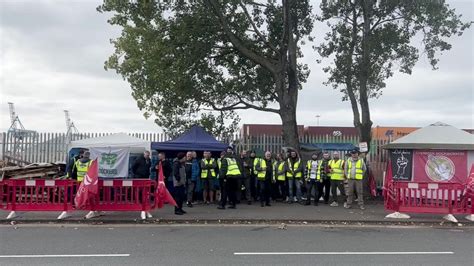 Port of Liverpool dock workers walk out in fresh strike over pay