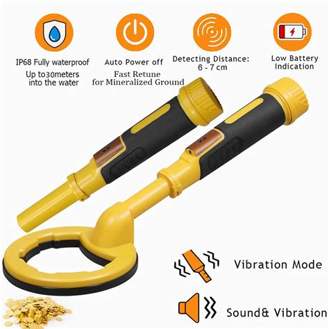 Portable 2 in 1 60m Underwater Metal Search Detector Pulse