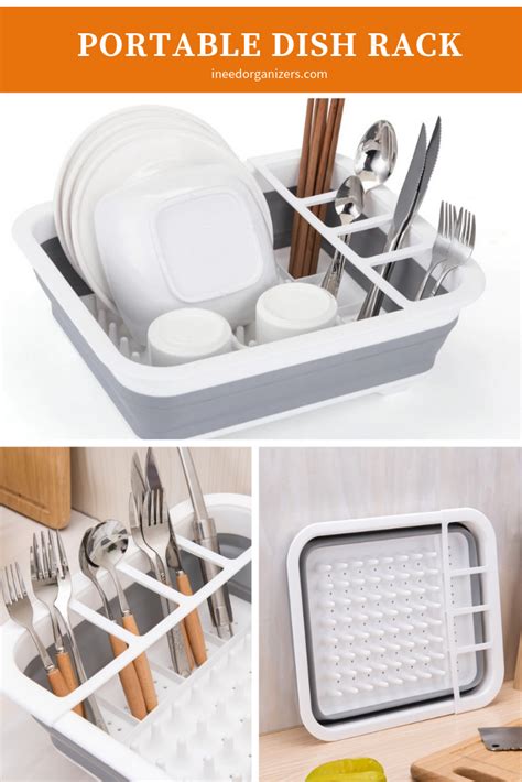 Portable Dish Rack - Kitchen Organizers - I Need Organizers