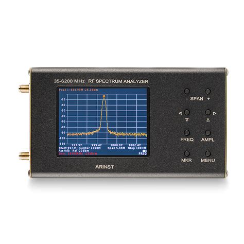 Portable RF spectrum analyzer Arinst SSATG R2 with tracking generator 6.2 GHz eBay