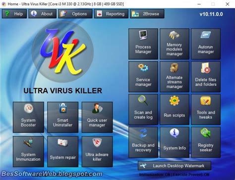 Portable Ultra Virus Killer 10.4 UVK Free Download