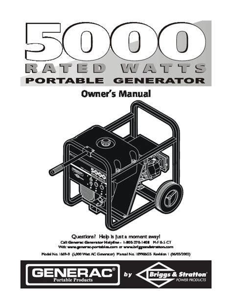 Portable generator parts manual and troubleshooting guide. - Manuale del sistema di prenotazione galileo.